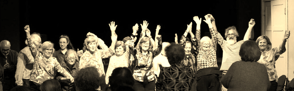 Foto do grupo de teatro da UPTE / Pólo do Bacelo