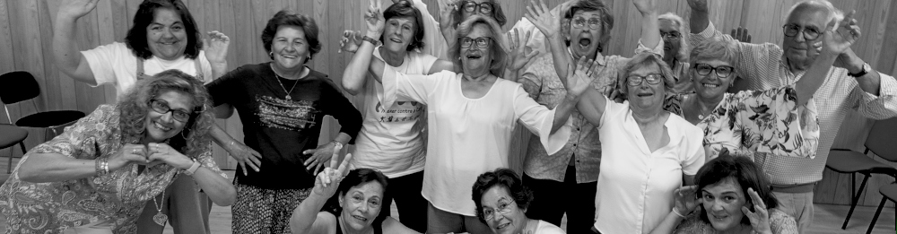 Foto do grupo de teatro da UPTE / Pólo do Bacelo