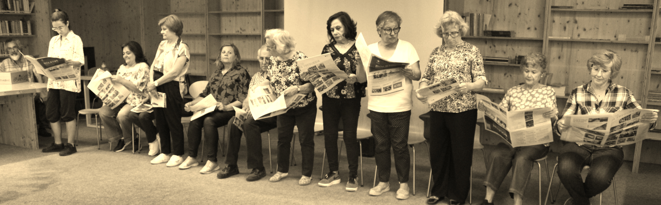 Foto do grupo de teatro da UPTE / Pólo do Bacelo